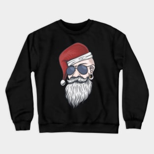 Santa Beard Crewneck Sweatshirt